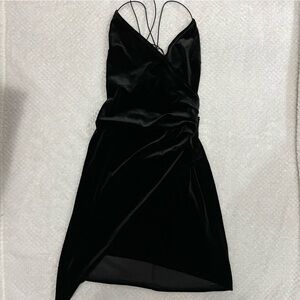 Tiger Mist velvet mini dress